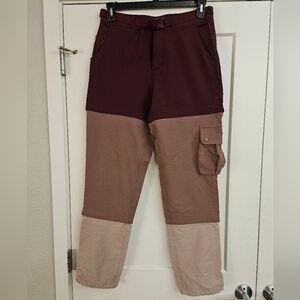 Outdooe Voices RecTrek Womens Zip-off Cargo Pants, Size Medium Purple